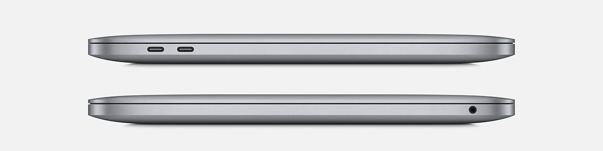 Ngoại hình macbook pro M2 13 inch không thay đổi