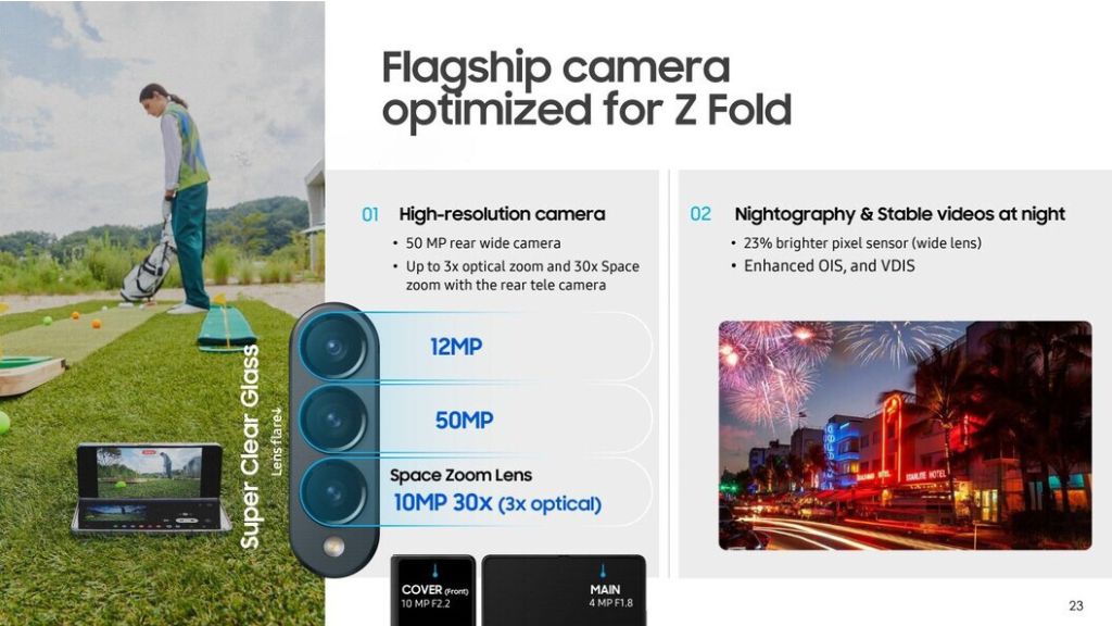 Camera của Galaxy Z Fold 4