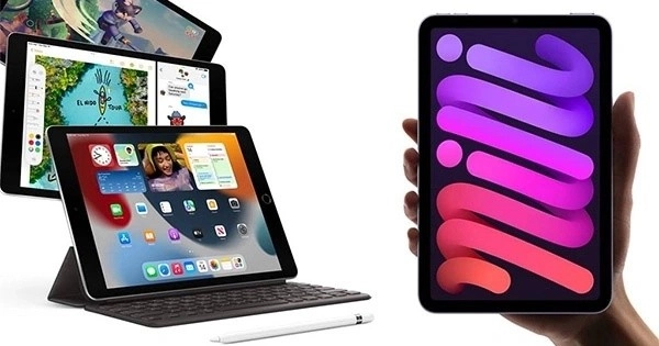 Máy tính bảng Apple iPad - 4 Dòng iPad phổ biến hiện nay