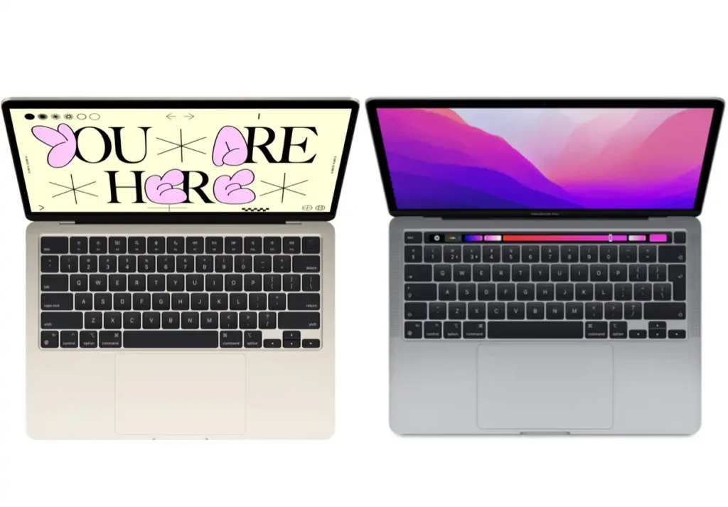 So sánh MacBook Air và Pro