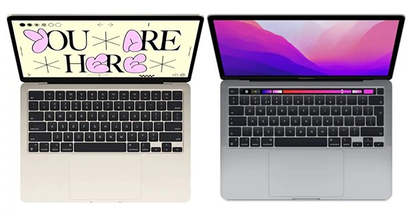 So sánh Macbook Air và Macbook Pro - Cấu hình - thiết kế - giá bán