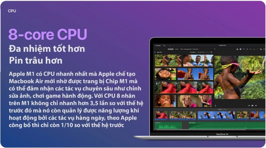 Macbook Air M1 CPU