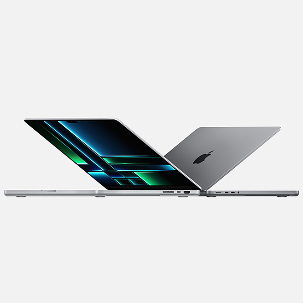 Macbook pro 2023 m2 gồ có 2 màu xám và bạc, kích cỡ màn hình là 14 inch và 16 inch