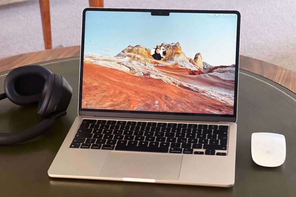 Camera ở MacBook Air M2 có độ phân giải lên đến 1080p