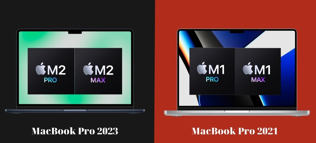 so sánh MacBook Pro 2023 và MacBook Pro 2021