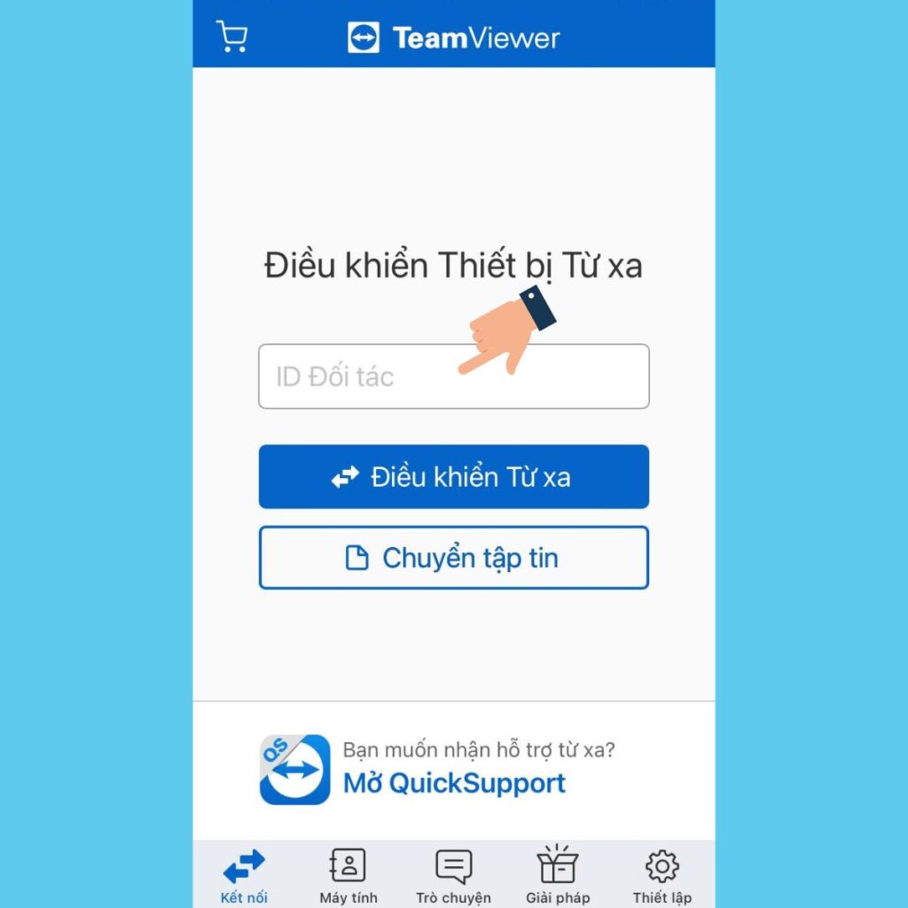 Cách chia sẻ màn hình iPhone, iPad qua TeamViewer