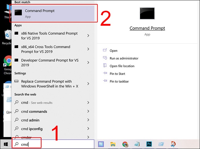 Cách xóa ứng dụng chạy ngầm bằng Command Prompt