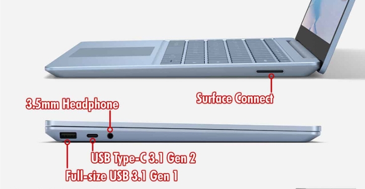 cổng kết nối surface laptop go