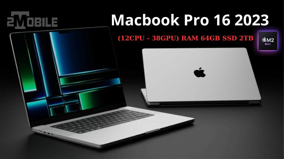 MacBook Pro 16 inch M2 Max 64GB 2TB