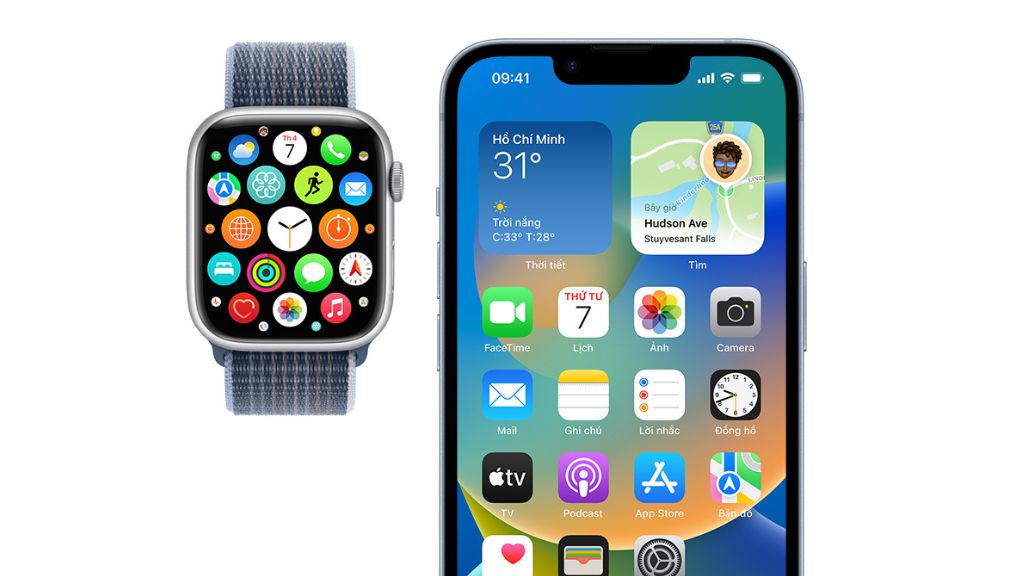 apple watch và iphone