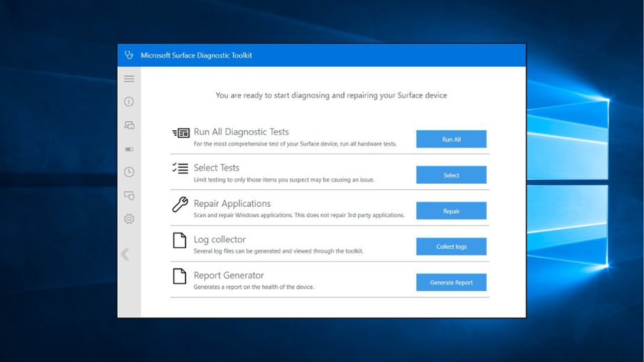 Surface Diagnostic Toolkit app, ứng dụng check thông tin bảo hành surface