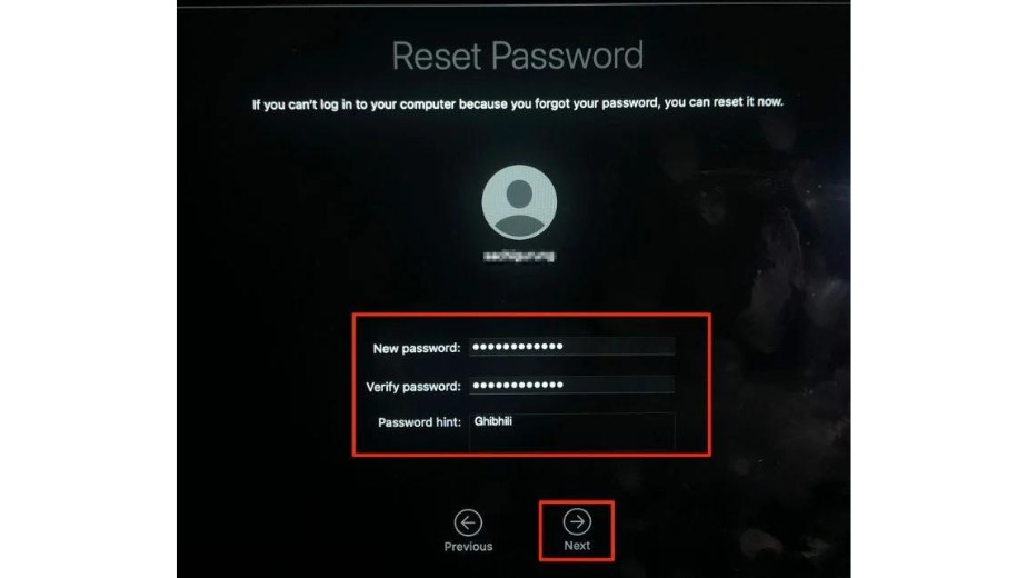 cách reset mật khẩu macbook
