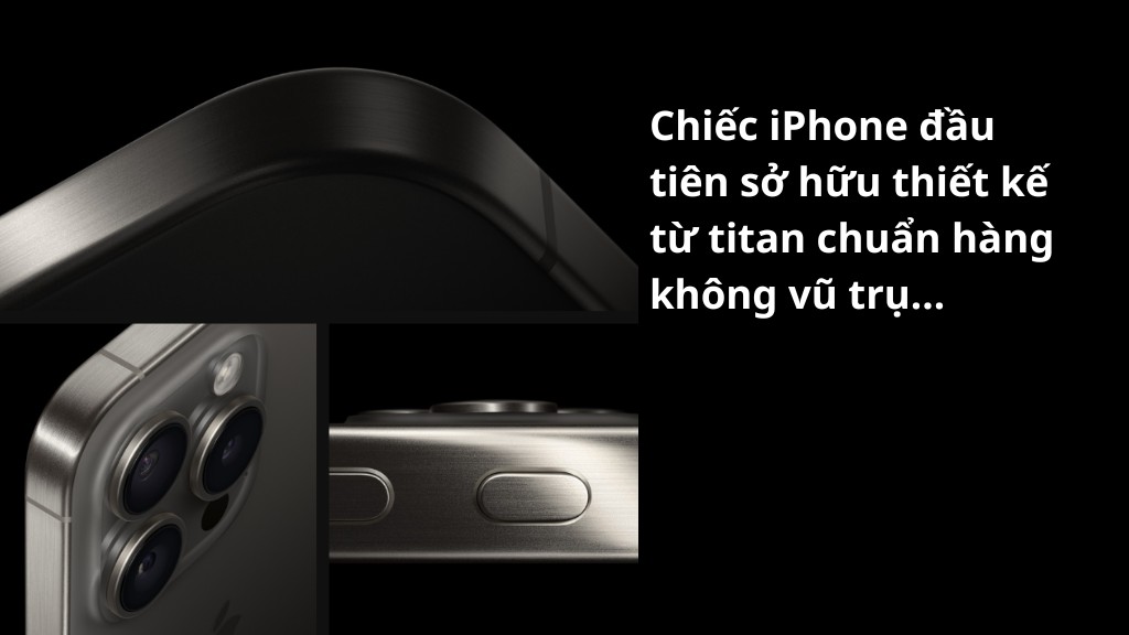 thiết kế iphone 15 pro
