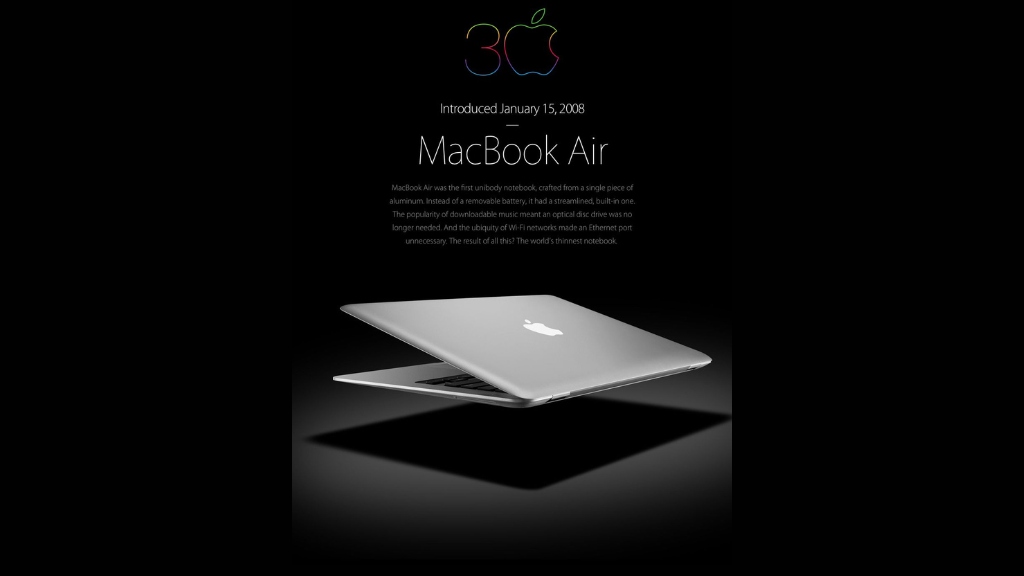 macbook air đầu tiên, macbook air 2008