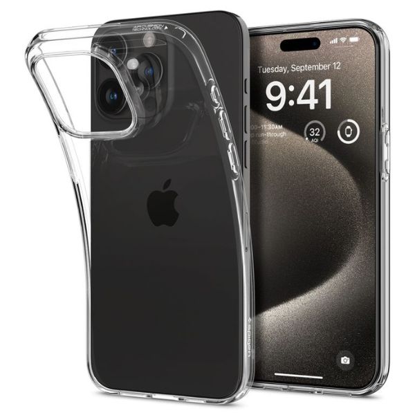 Ốp Lưng iPhone 15 Series Spigen Liquid Crystal Clear