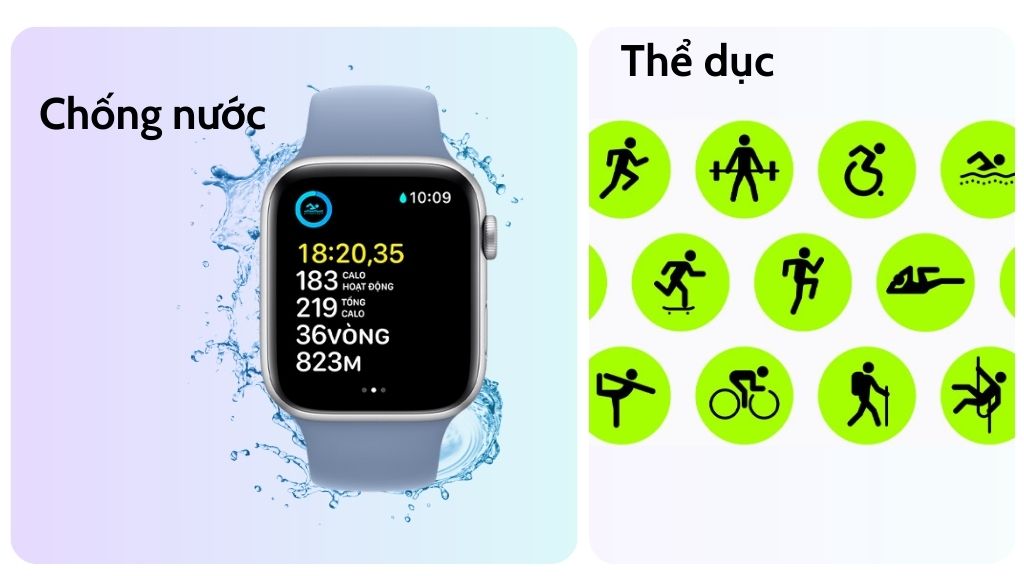 Apple Watch SE 2023 hỗ trợ tập luyện