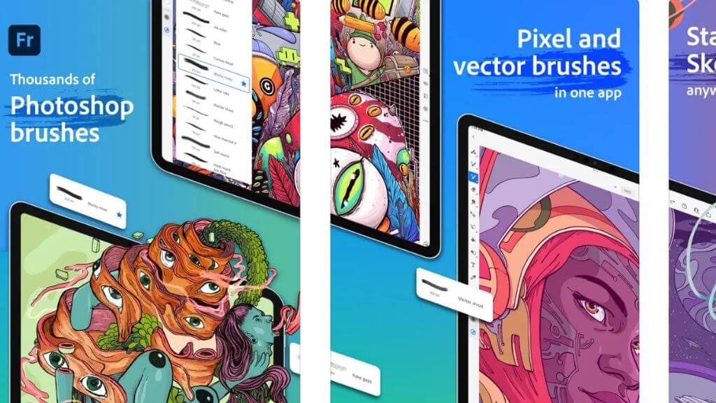 Adobe Fresco - Ứng dụng vẽ trên iPad miễn phí
