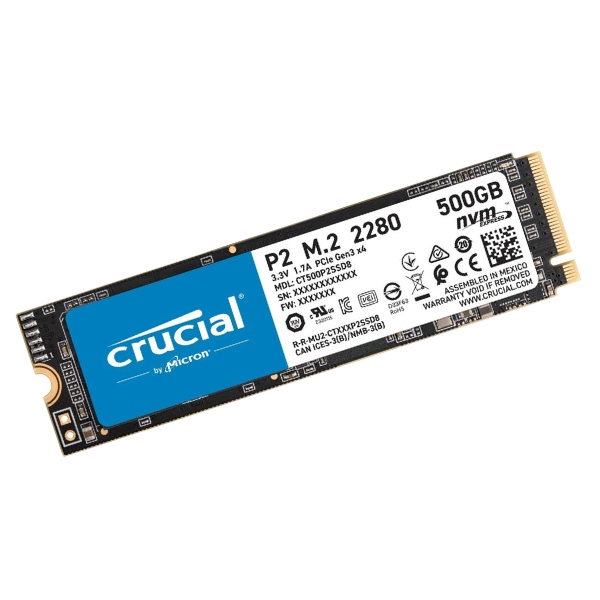 Ổ cứng SSD Crucial P2 PCIe 3.0 3D NAND