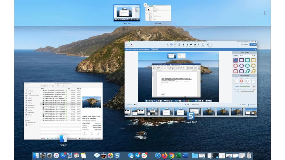 Cách chia đôi màn hình MacBook qua Mission Control
