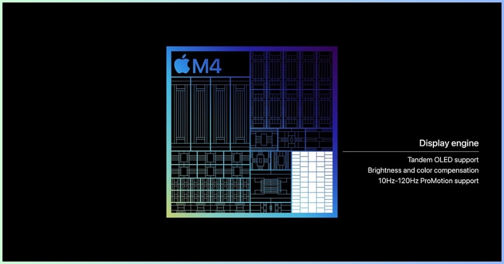 Display Engine trên Chip Apple M4