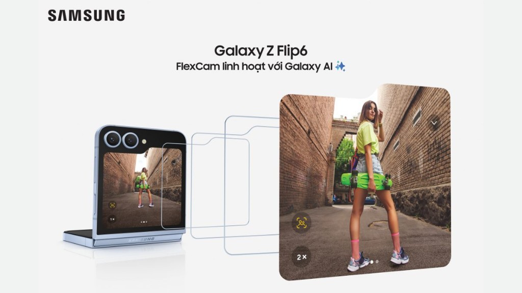 FlexCam trên Galaxy Z Flip6