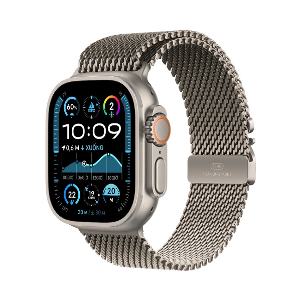 Apple Watch Ultra 2 2024 49mm 4G Viền Titan Dây Titan