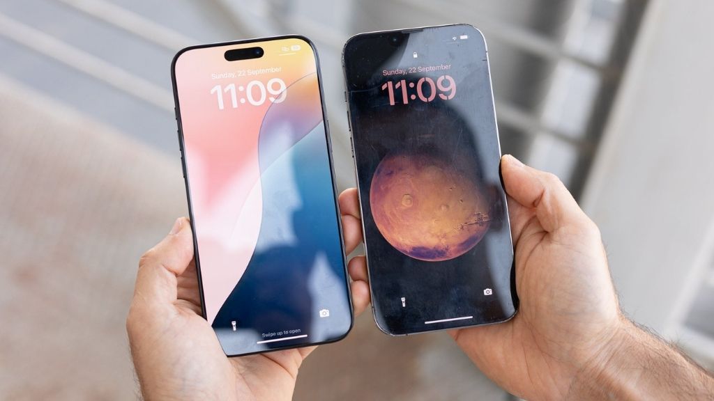 So sánh màn hình giữa iPhone 16 Pro Max và 13 Pro Max